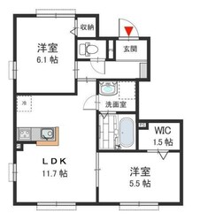 woodlark桃山台 Ⅽ棟の物件間取画像